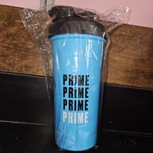 Black and Blue Shaker Bottle